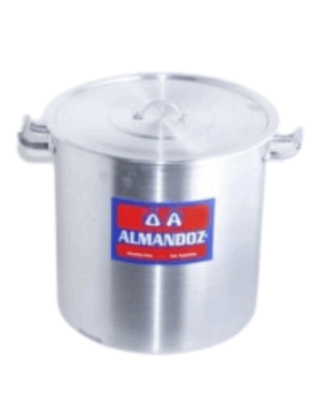 Olla Gastronómica Aluminio Nº 30 20 LTS Con Tapa Almandoz