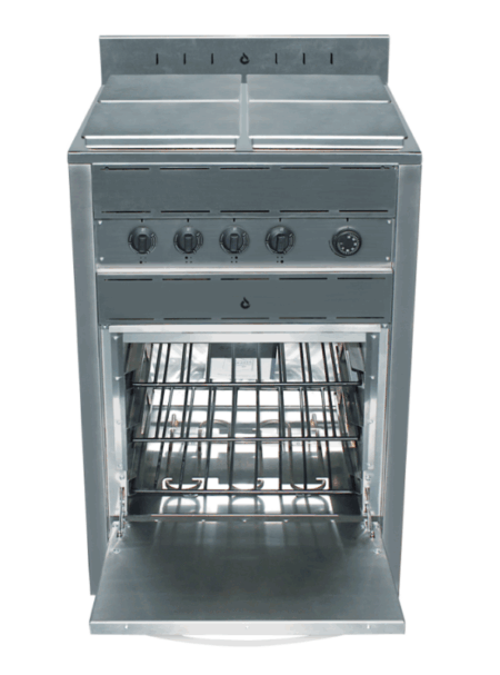 Cocina Eléctrica Industrial 4 hornallas + Horno - Imagen 2
