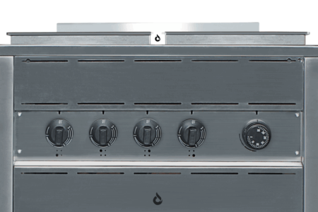 Cocina Eléctrica Industrial 4 hornallas + Horno - Imagen 3