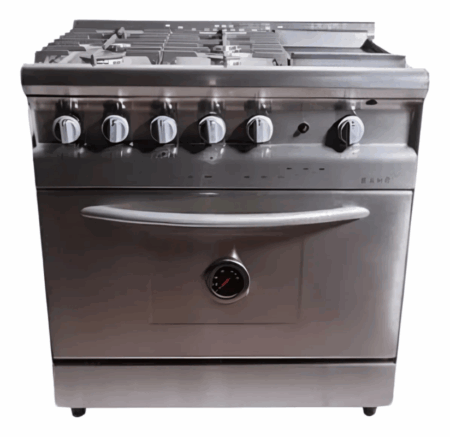 Cocina Saho Jitaku 4 Hornallas con Plancha Puerta Ciega 820 - Imagen 2