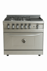 Cocina Saho Jitaku 4 Hornallas con Plancha Puerta Ciega 820