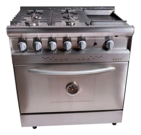 Cocina Saho Jitaku 4 Hornallas con Plancha Puerta Ciega 820 - Imagen 3