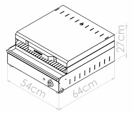 Parrilla Eléctrica 50x44 - Speedy Grill - Imagen 4