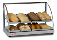 Mantenedor De Comida Caliente Curvo Eléctrico 63cm 2n Warmer