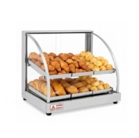Mantenedor De Comida Caliente Curvo Eléctrico 48cm 2n Warmer