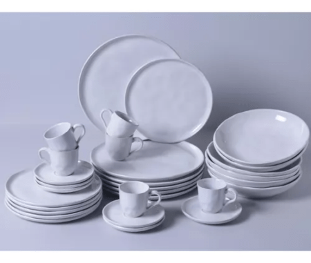 Set X6 Fuente Rectangular 22x9.5cm New White Porto Brasil - Imagen 5