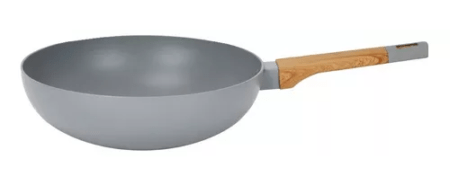 Wok 28cm Antiadherente Gris Larhaus Scandi Grey Aluminio