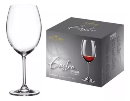 Set X6 Copa Copon De Vino 590ml Gastro Bohemia