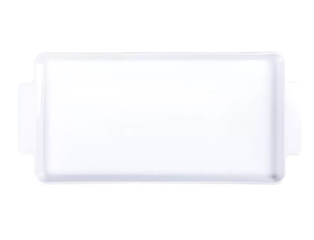Set Bandeja Rectangular Porcelana 36x19 Maria Augusta X4