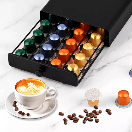 Organizador Capsulas Cafe Nespresso Cajon X40 Portacapsulas - Imagen 3