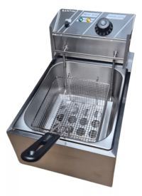 Freidora Electrica Acero Inoxifdable 6 Lts F-16 Santini