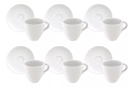 Set Juego Taza Y Plato Expresso Tramontina Paola X 6 - Imagen 2