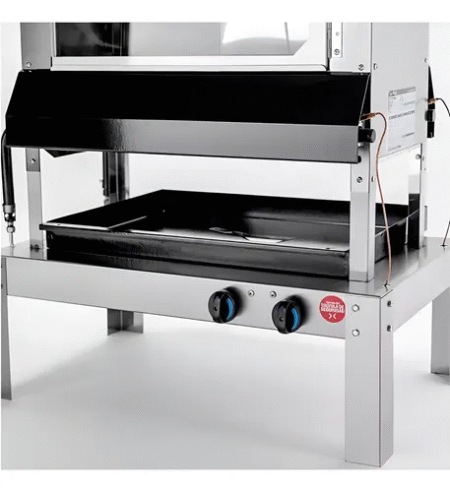 Parrilla Asador Criollo Multigas Sin Humo 12 Pollos Sol Real Gas Envasado - Imagen 2
