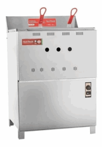 Freidora Automatica A Gas Natural 33 Lts Full Inox 245a Sol Real