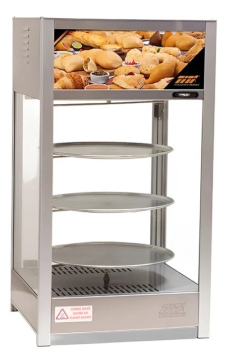 Exhibidor A Vapor Mantenedor Caliente Giratorio 463g 3bd - Imagen 2