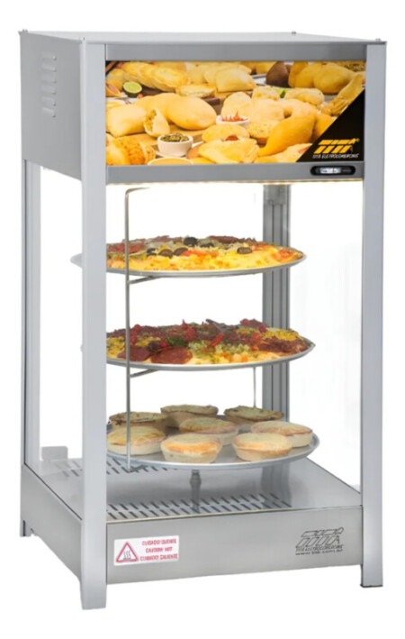 Exhibidor A Vapor Mantenedor Caliente Giratorio 463g 3bd
