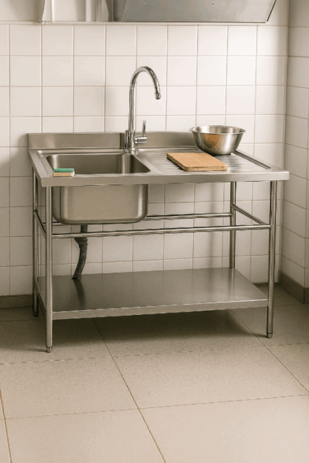 Mesada Profesional con Bacha 150cm - Imagen 6