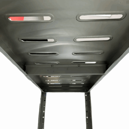 Estantería Acero Inox 4 Niveles Perforados Ajustable - Imagen 4