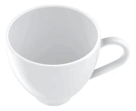 Taza De Café De Porcelana Tramontina Maria Augusta 100 Ml - Imagen 2