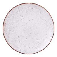 Plato Playo De Porcelana 28cm Tramontina Rustico Marron