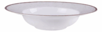 Plato De Pasta De Porcelana 27cm Rustico Marron Tramontina