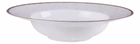 Plato De Pasta De Porcelana 27cm Rustico Marron Tramontina