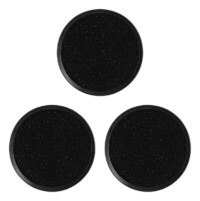 Set X3 Pizzera Molde De Chapa Enlozada 36cm Lozafer Negro