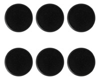 Set X6 Pizzera Molde De Chapa Enlozada 36cm Lozafer Negro